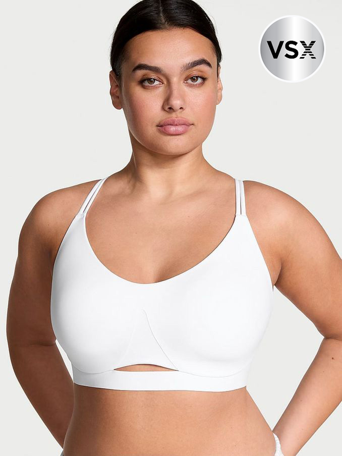 White Elevate™ Strappy Comfort Low Support Sports Bra (E43505) | €52