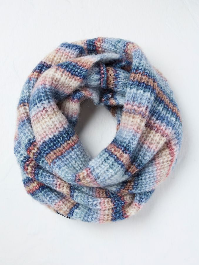 Navy Space Dye Snood (E46424) | $27
