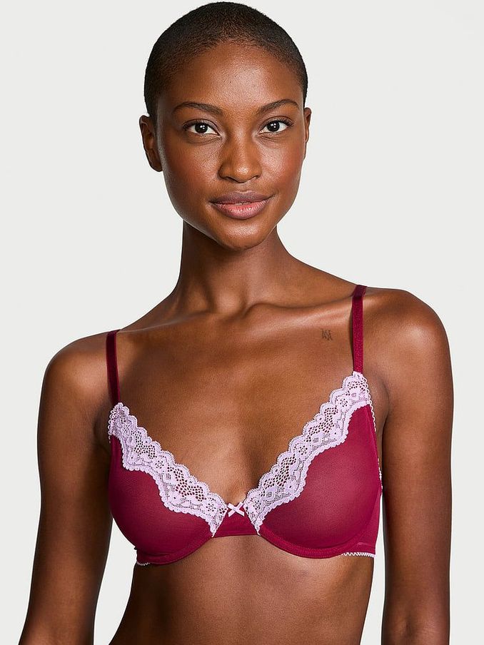 Campari Red Unlined Demi Bra (E46496) | €27