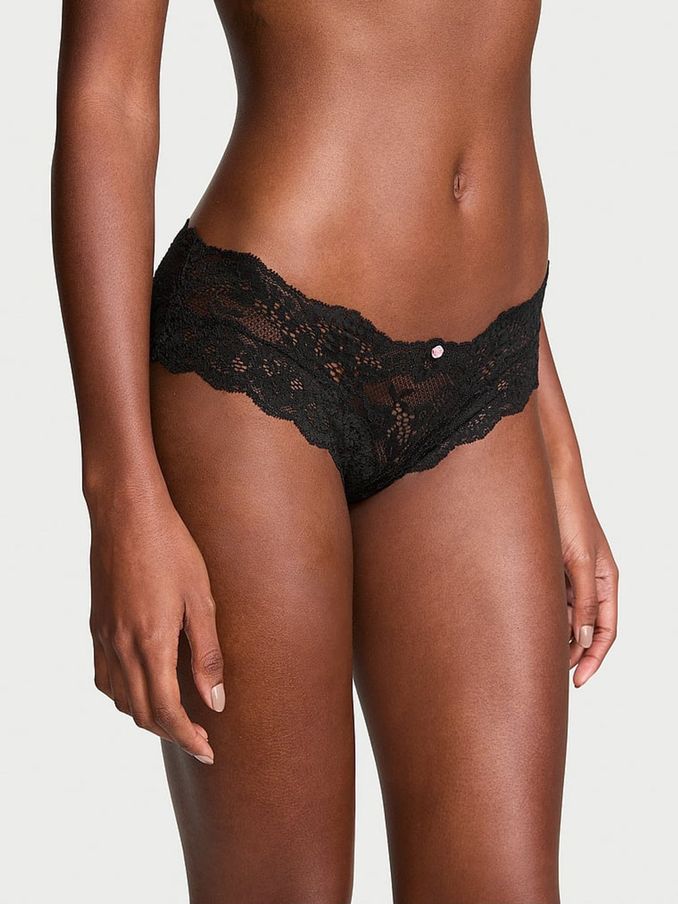 Black Hipster Lace Knickers (E46634) | €15.50