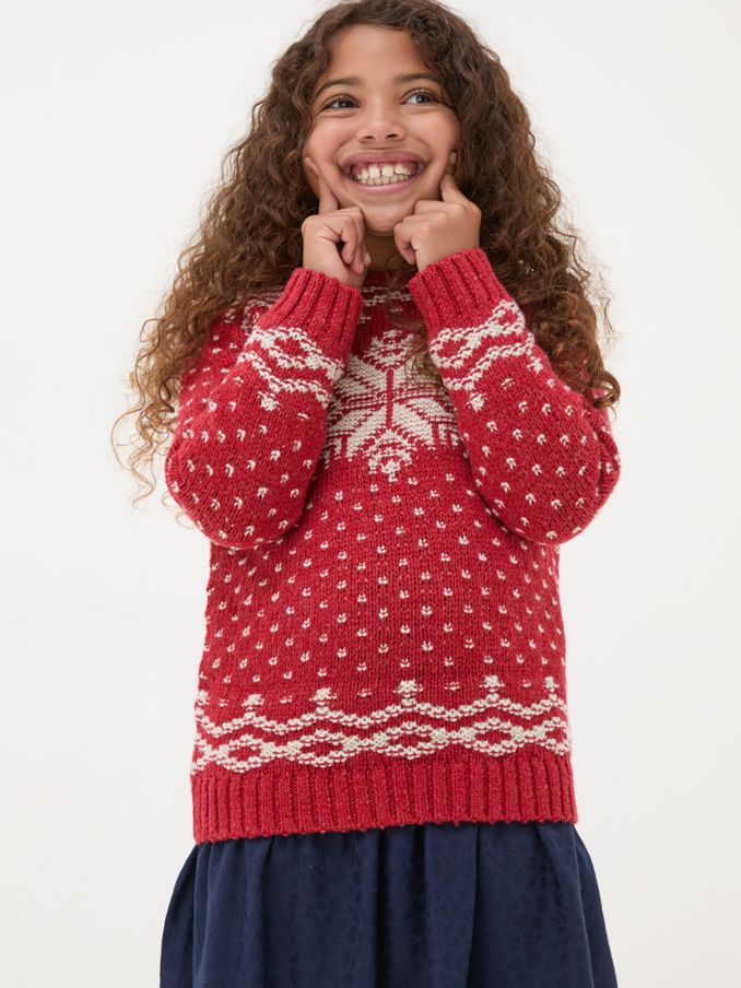 Red Snowflake Jumper (E46977) | $21
