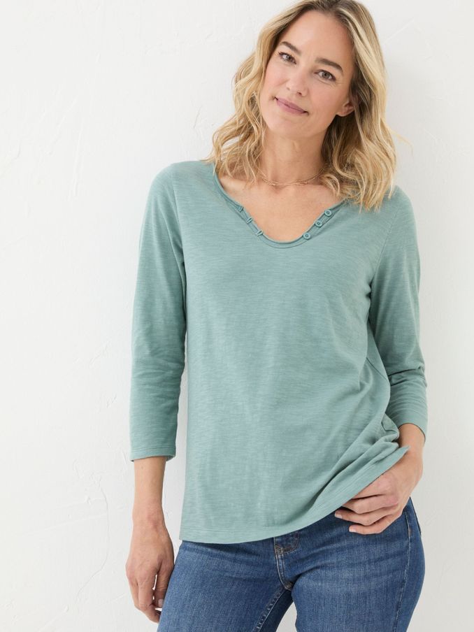 Blue Organic Cotton Porter T-Shirt (E50023) | €23