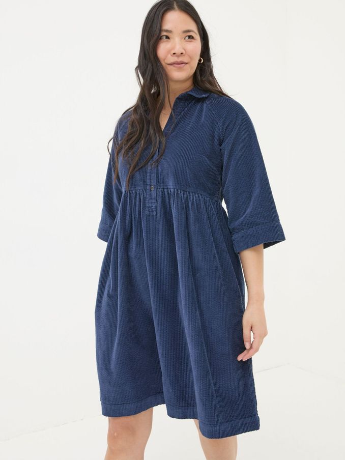 Sara Blue Bubble Cord Dress (E50048) | €52