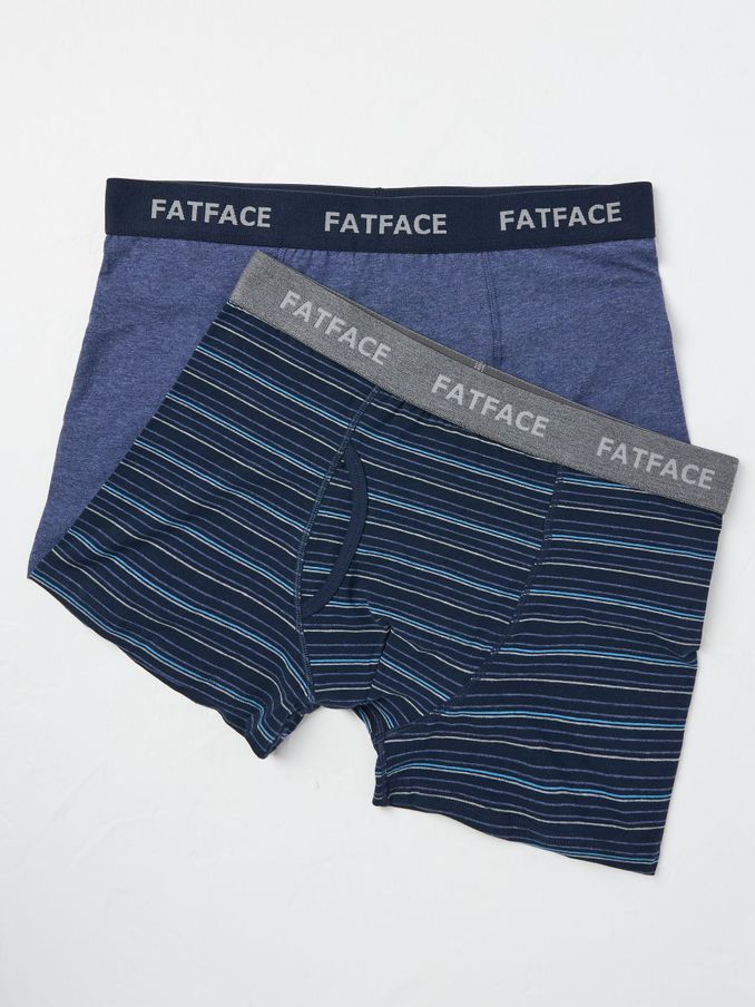 Blue Barton Stripe Boxers 2 Pack (E50149) | €15