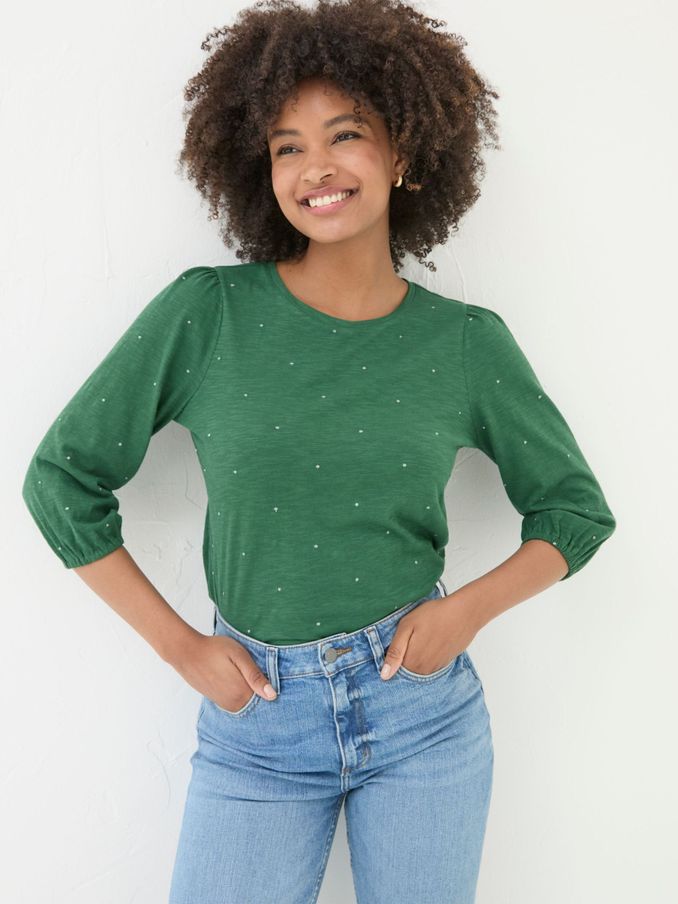 Penny Green Top (E50160) | $36