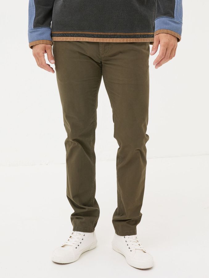 Dark Green Slim Heyshott Chinos (E50180) | €39