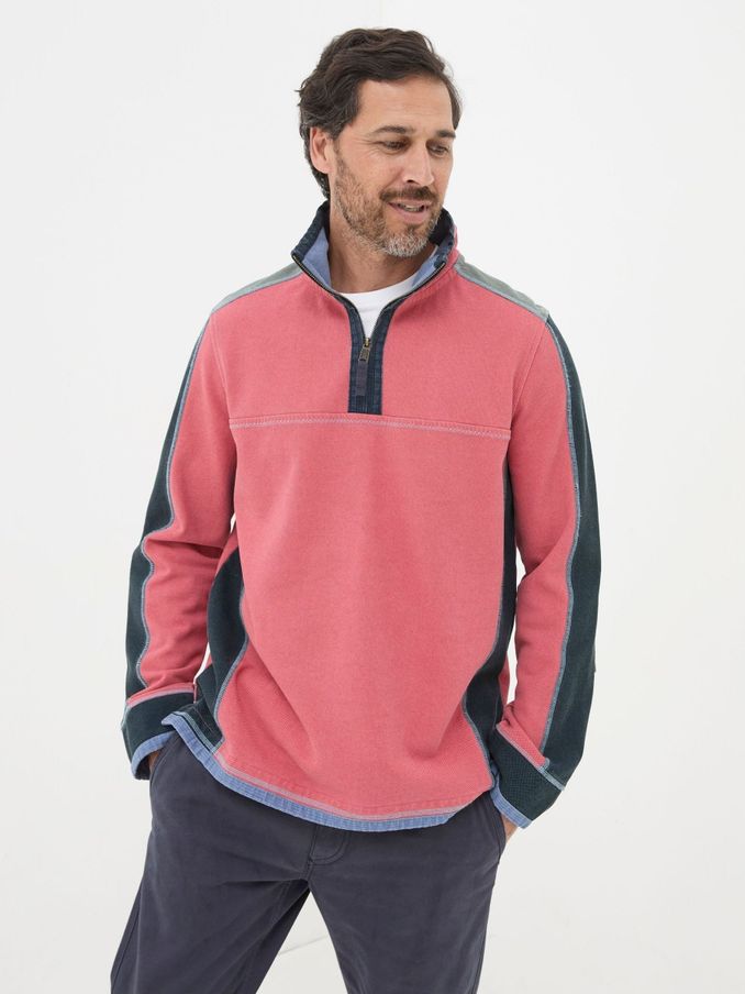 Airlie Pink Panel Sweatshirt (E50234) | €36