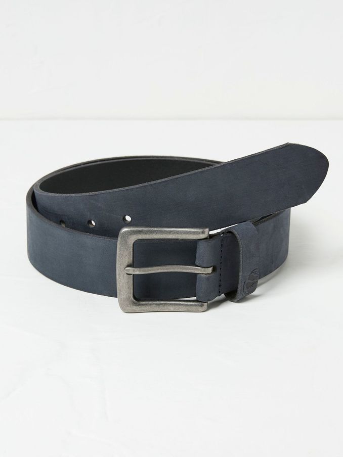 Blue Nubuck Leather Belt (E50293) | $46