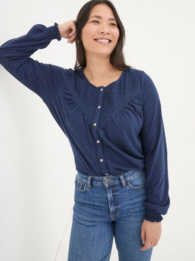 Wren Blue Top (E50327) | €31