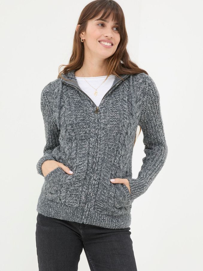 Alicia Charcoal Grey Hoodie (E50333) | €50