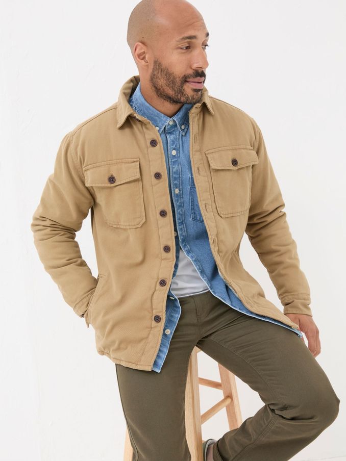 Walderton Beige Overshirt (E50416) | €52