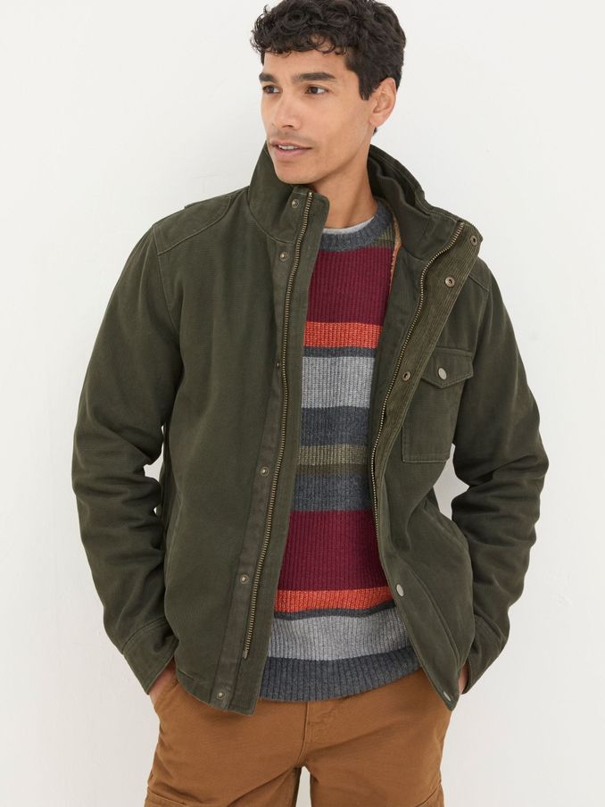 Wardley Green Canvas Jacket (E50513) | €85