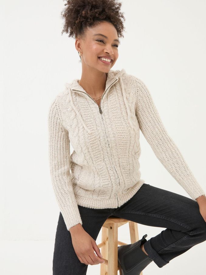 Alicia Ivory Hoodie (E50515) | €33