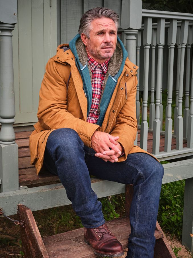 Brown Parracombe Parka (E50518) | €105