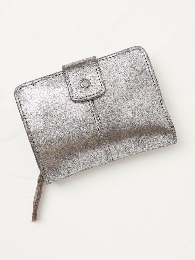 Etta Silver Zip Purse (E50575) | €26