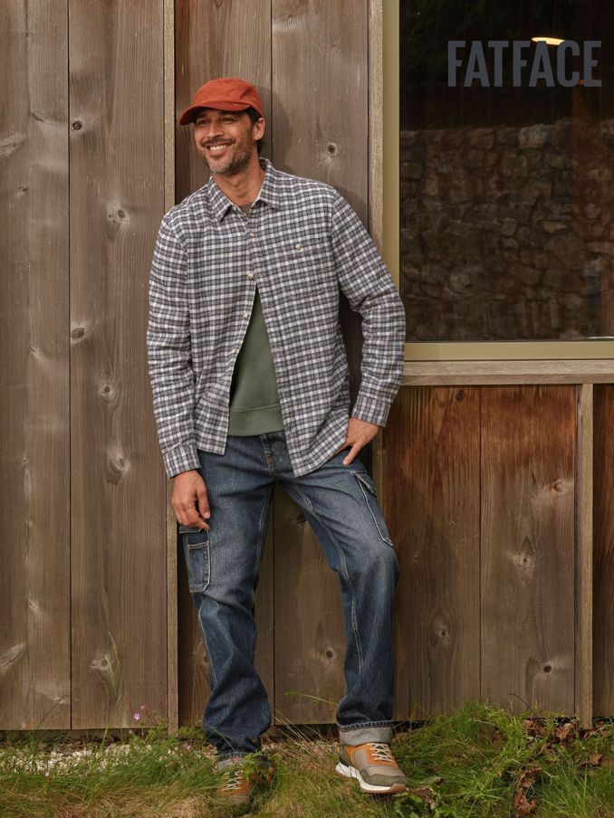 Lewes Blue Check Shirt (E50579) | $46