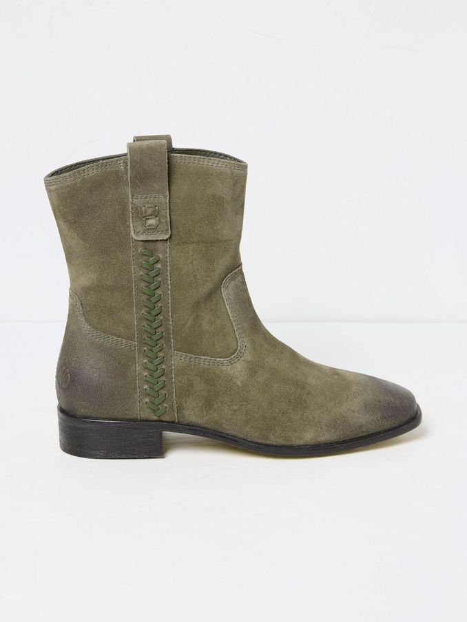 Adelaide Green Western Boots (E50666) | €59