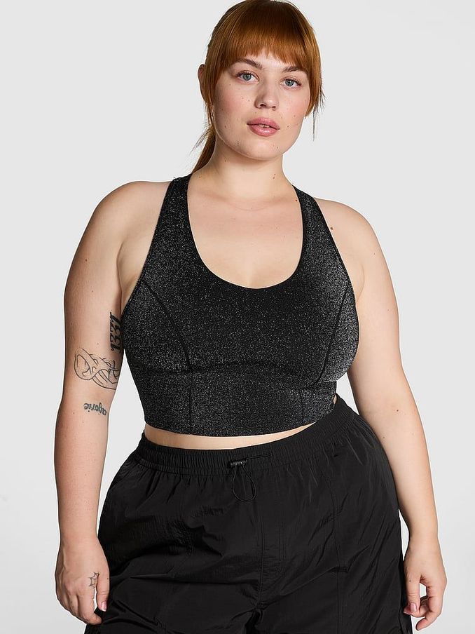 Black Shine Sports Bra (E51876) | €33