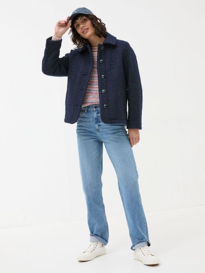 Mae Blue Short Jacket (E52014) | €71