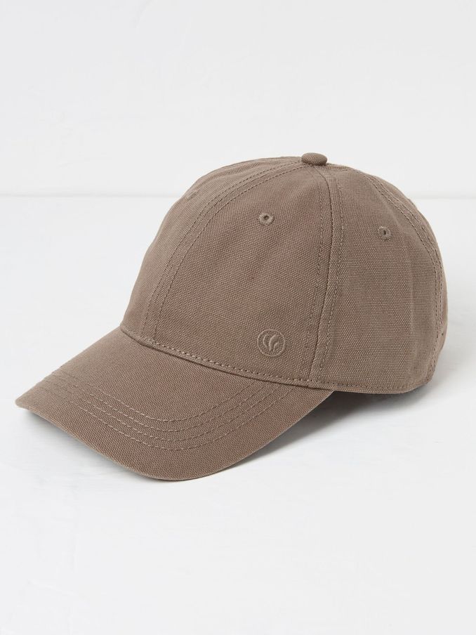 Brown 100% Cotton Canvas Baseball Cap (E52036) | $24
