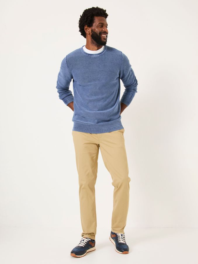 Heyshott White Stone Slim Chinos (E52038) | $85