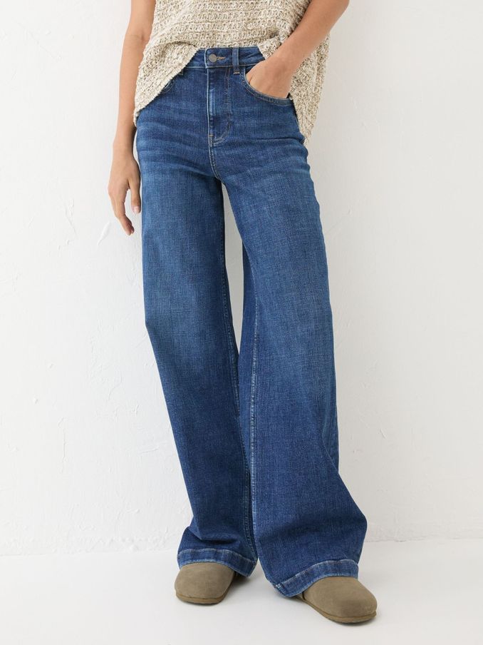 Welling Blue Wide Leg Jeans (E52058) | €77.50