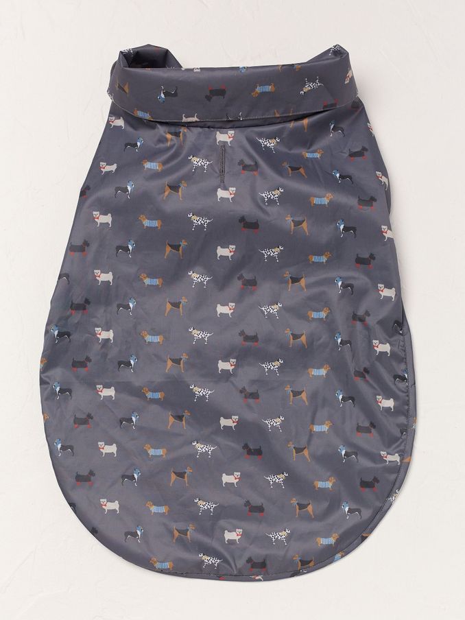 Grey Marching Dogs 40cm Raincoat (E60251) | $46