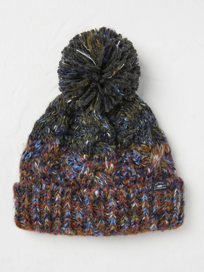 Navy Twist Colourblock Beanie (E60949) | €18