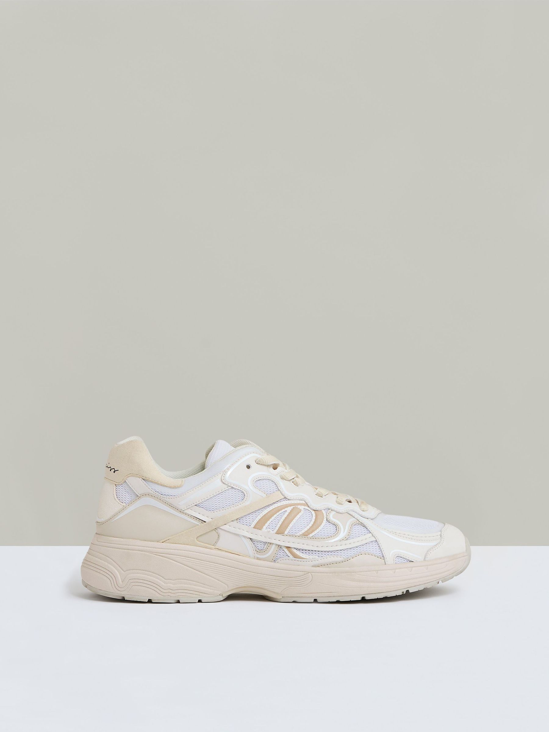 Nubuck and Mesh Trainers in White (E61270) | US$330