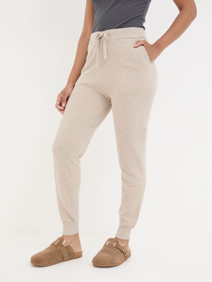 Oatmeal Lounge Cuffed Joggers (E67468) | €29