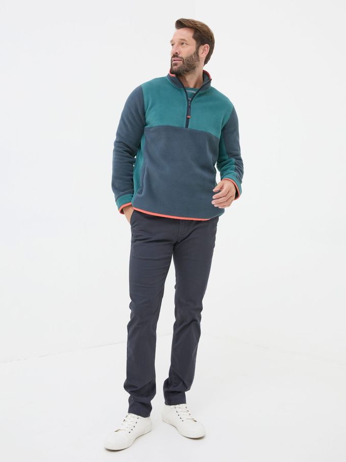 Heyshott Navy Slim Chinos (E67927) | $85