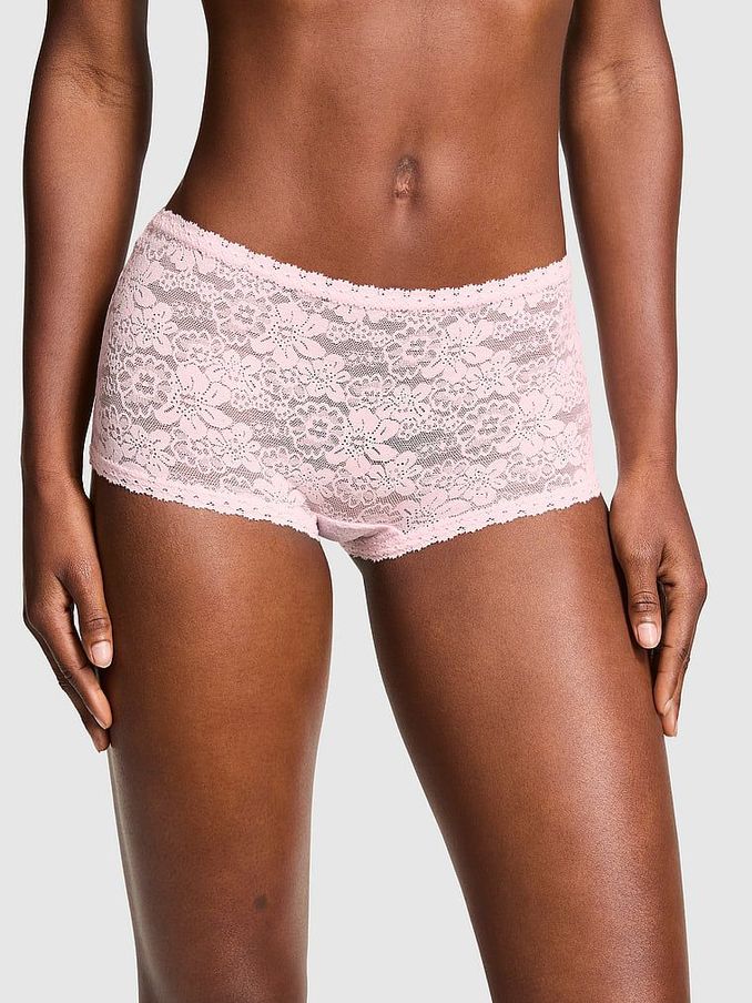 Pink Tulip Short Floral Lace Knickers (E68274) | €10.50