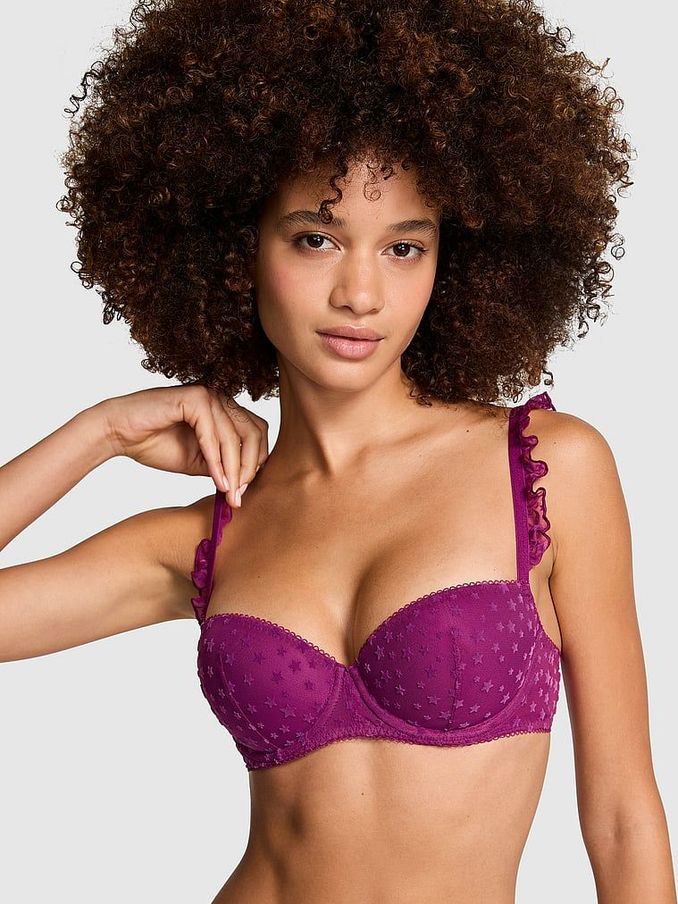 Thriller Purple Balcony Star Chaser Lace Bra (E68519) | €40