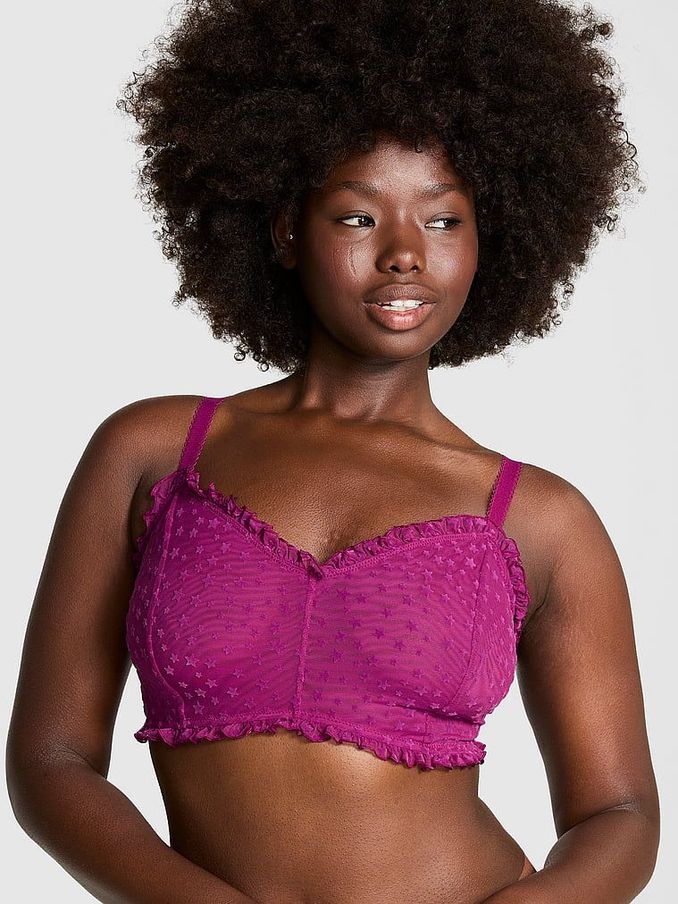 Thriller Purple Bralette Star Chaser Lace Unlined Bra (E68567) | €29