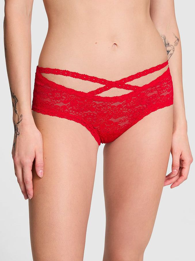 Red Pepper Cheeky Floral Lace Knickers (E68594) | €10.50
