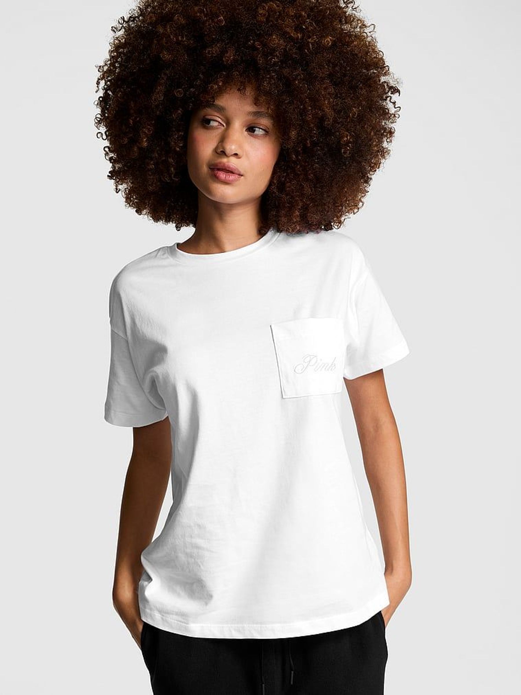 Optic White Cotton Pyjama T-Shirt (E68912) | €22