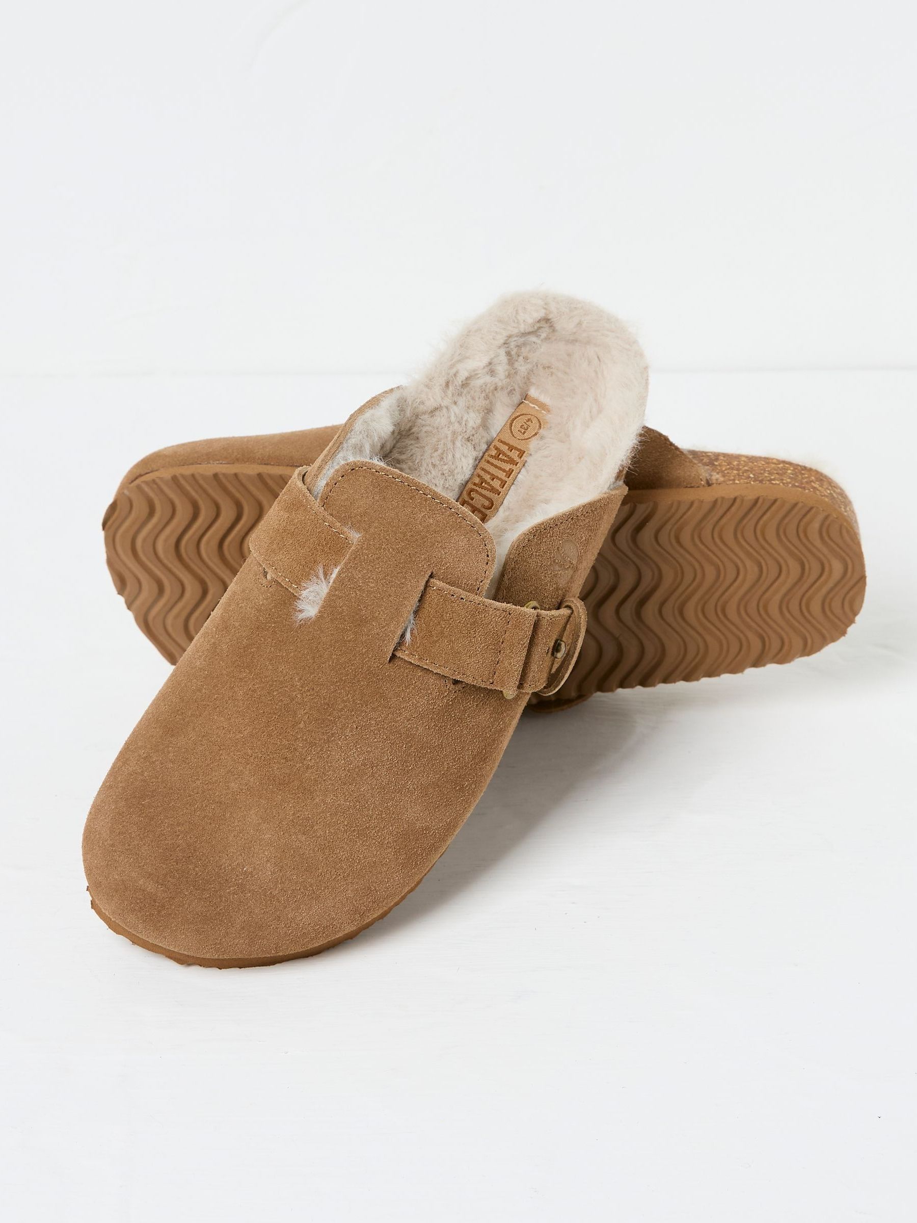 Elsie Brown Outdoor Slippers (E70451) | $66