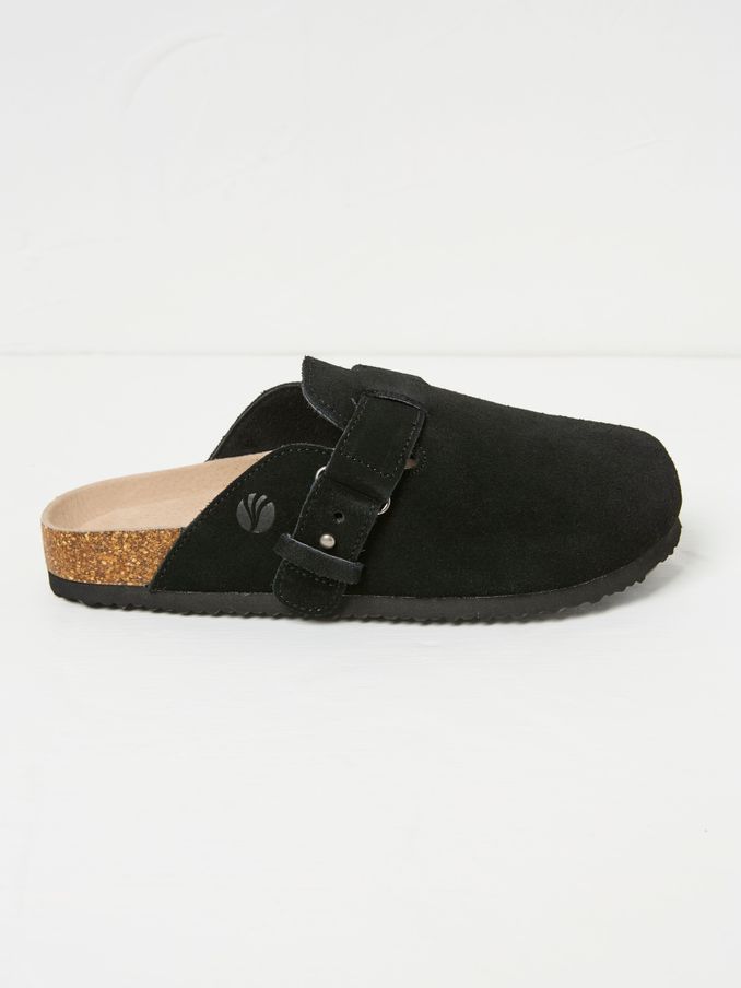Elsie Black House Shoes (E70456) | $58