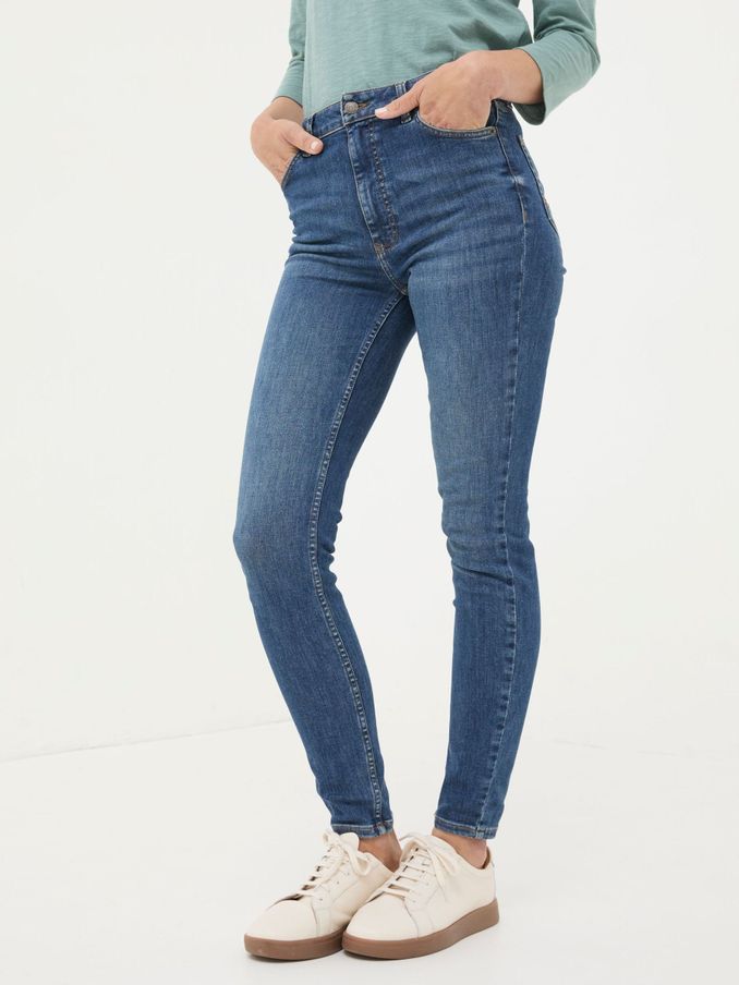 Harlow Dark Vintage Blue Highwaist Skinny Jeans (E70472) | €39