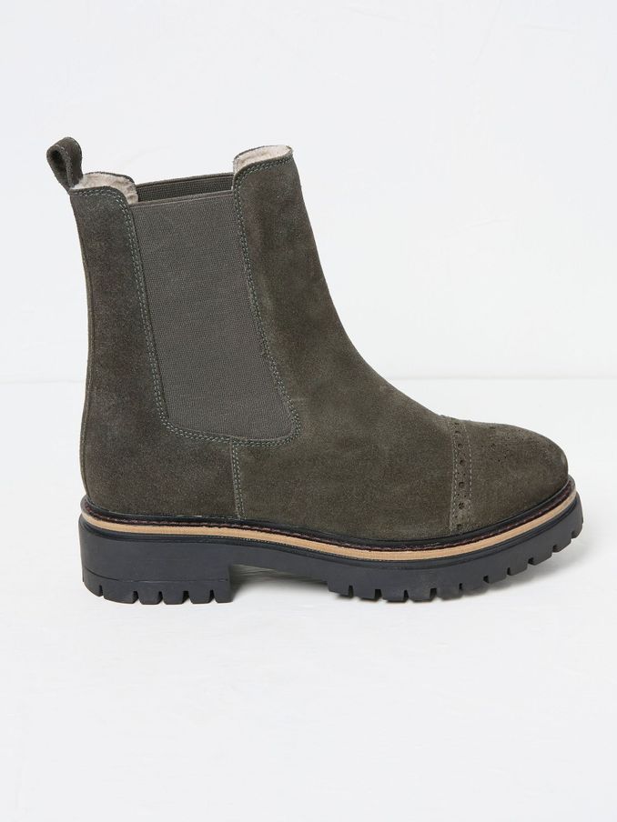 Essie Grey Chelsea Boots (E70488) | €59