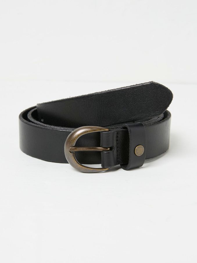 Black Leather Jean Belt (E70515) | $46