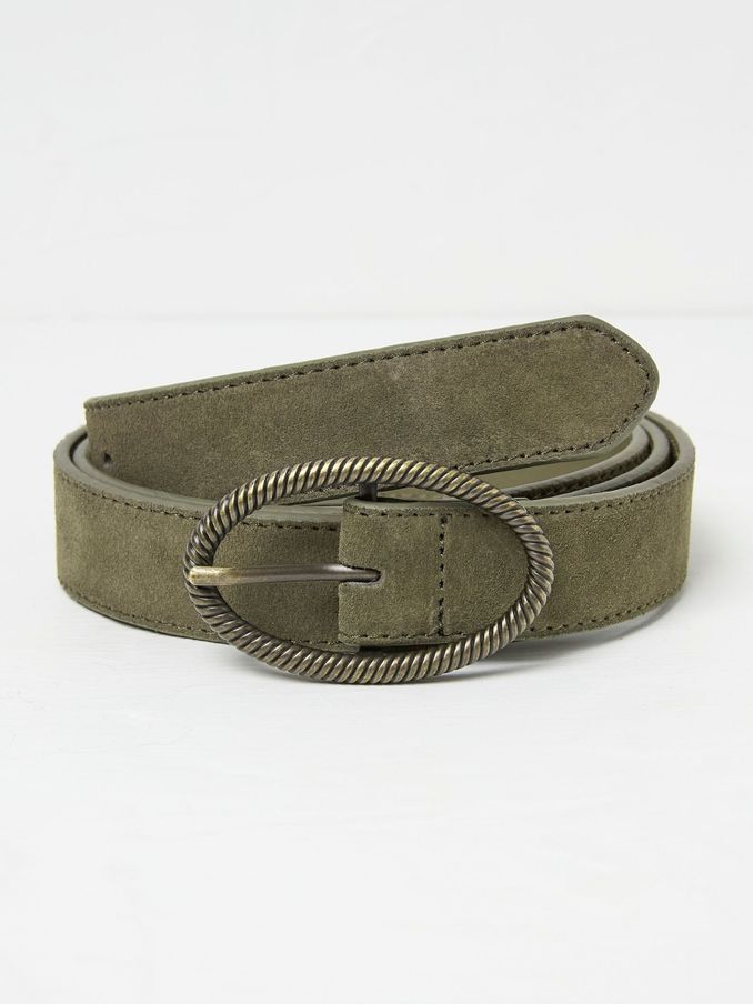 Buckle Green Interest Belt (E70658) | $51