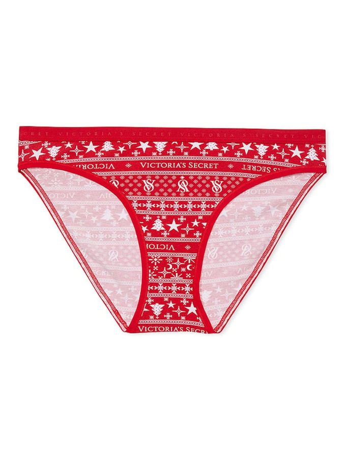 Red Fairisle Bikini Knickers (E71615) | €10.50