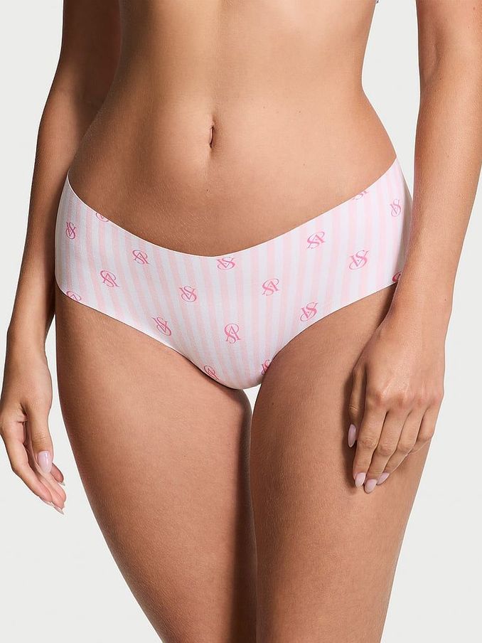 Pretty Blossom Pink Stripe Cheeky Knickers (E71628) | €10.50