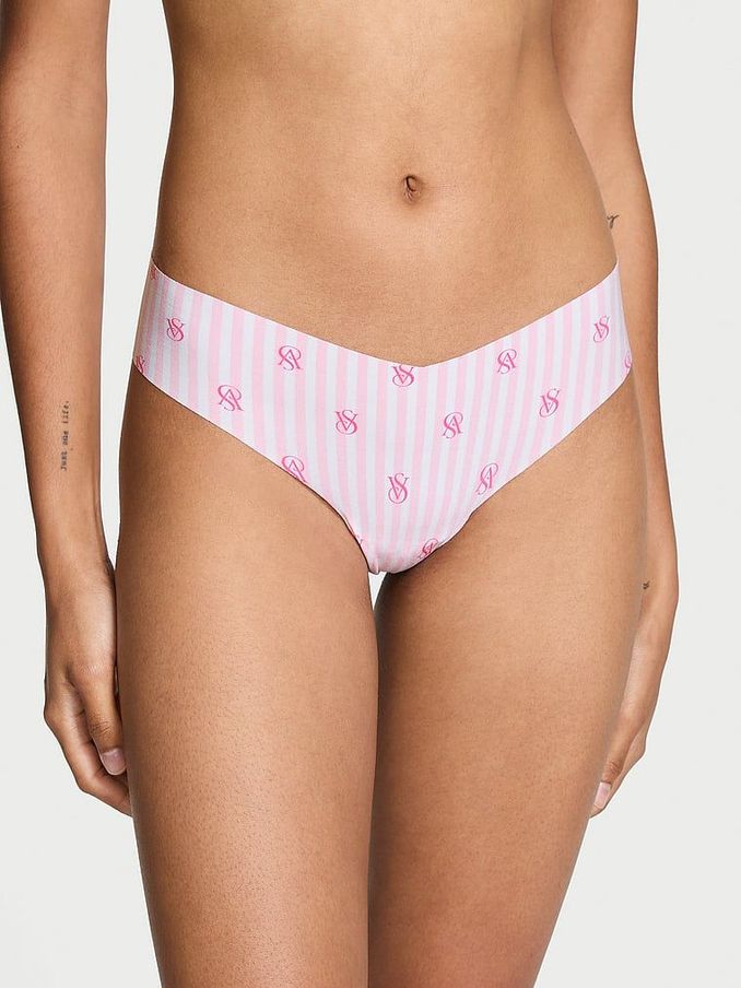 Pretty Blossom Pink Stripe Thong Knickers (E71647) | €10.50