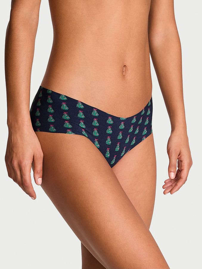 Noir Navy Blue Christmas Tree Hipster Knickers (E71649) | €4