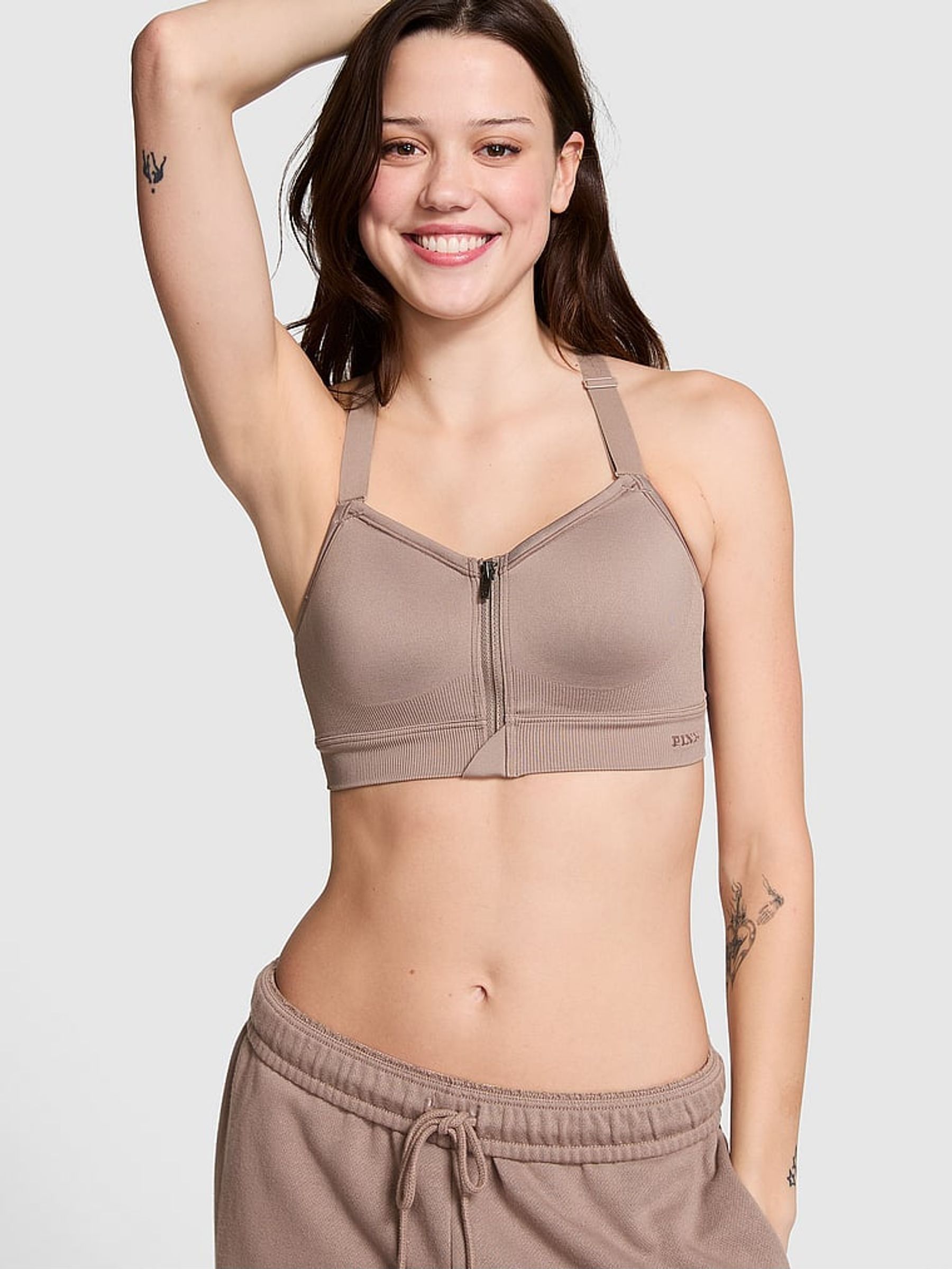 Iced Coffee Brown Sports Bra (E77105) | €40