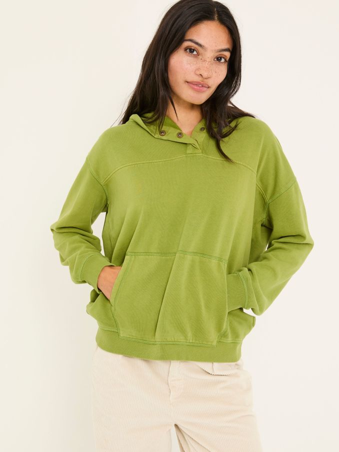Bex Olive Green Bex Overhead 100% Cotton Hoodie (E79223) | €63