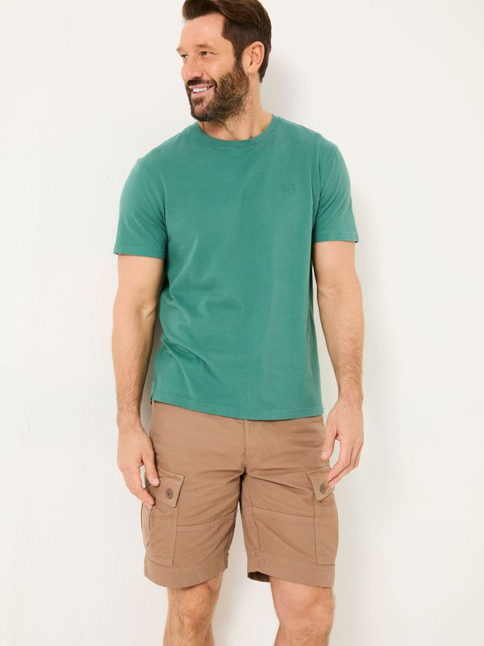 Breakyard Mid Brown Cargo Shorts (E80222) | €65