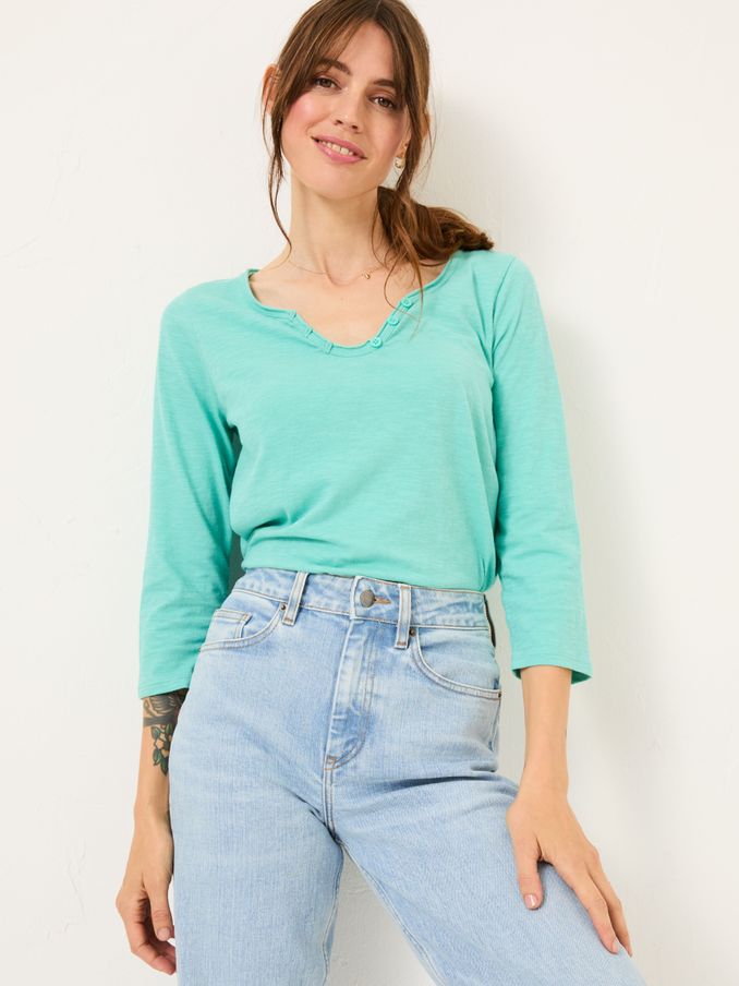 Porter Light Teal Green 100% Cotton T-Shirt (E80992) | $42
